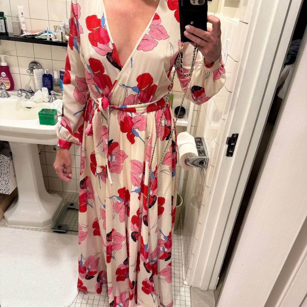 Long floral dress
